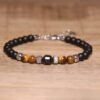 Bracelet œil de Tigre & Agate