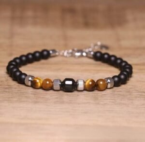 Bracelet œil de Tigre & Agate