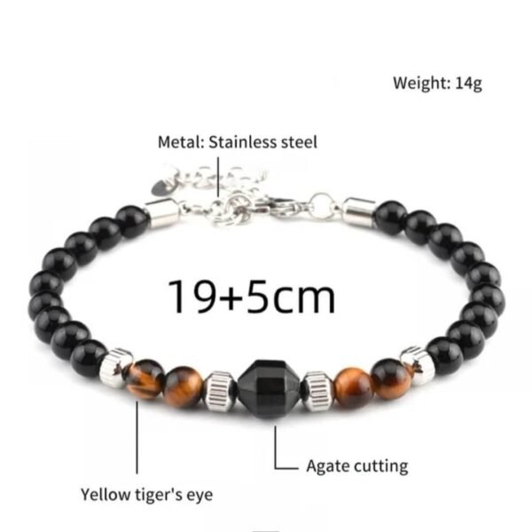 Bracelet œil de Tigre & Agate