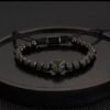 Bracelet Tête de Léopard Luxe