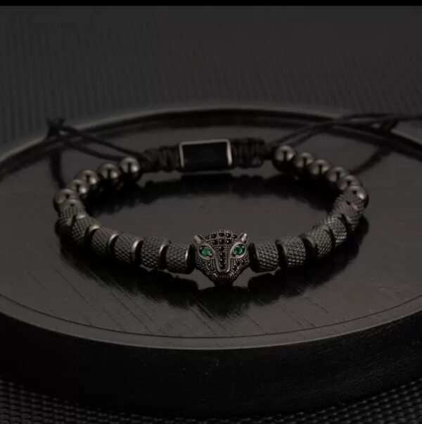 Bracelet Tête de Léopard Luxe