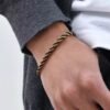 Bracelets fait main en acier Inoxydable