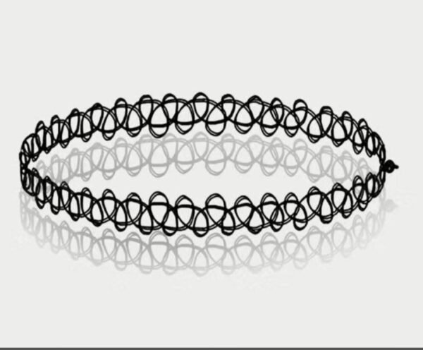 Ras-de-cou tattoo tressé extensible