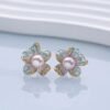 2026/07/1000127837.jpg Boucles d'oreilles fleur perle véritable