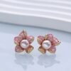 2026/07/1000127841.jpg Boucles d'oreilles fleur perle véritable