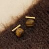 Boucles d'oreilles œil de tigre