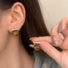 Boucles d'oreilles œil de tigre