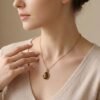 Collier goutte œil de tigre