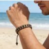 Bracelet œil de tigre et hématite