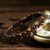 Bracelet œil de tigre et hématite