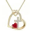 2026/09/1000197698.jpg Collier cœur croix zircon rouge