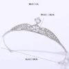 Diadème strass croisé élégant