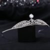 Diadème strass croisé élégant