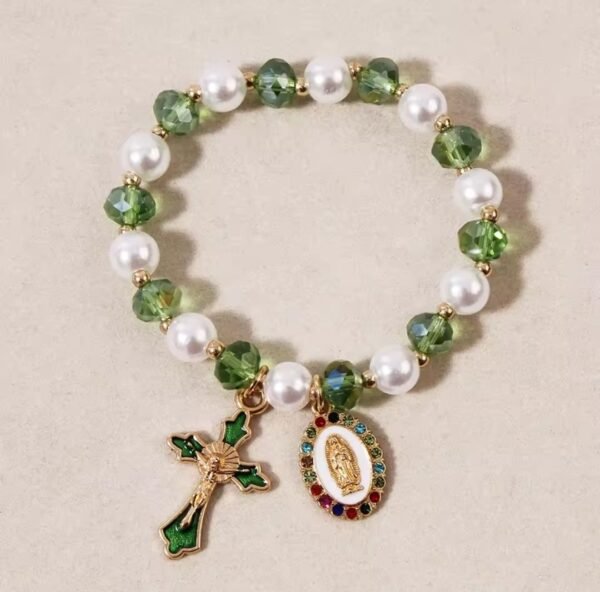 2026/09/1000220217.jpg Bracelet chapelet perles vertes