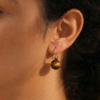 Boucles d'oreilles œil de tigre