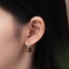 Boucles d'oreilles œil de tigre